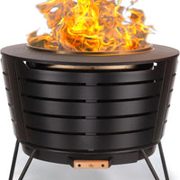 TIKI 25-Inch Smokeless Patio Fire Pit